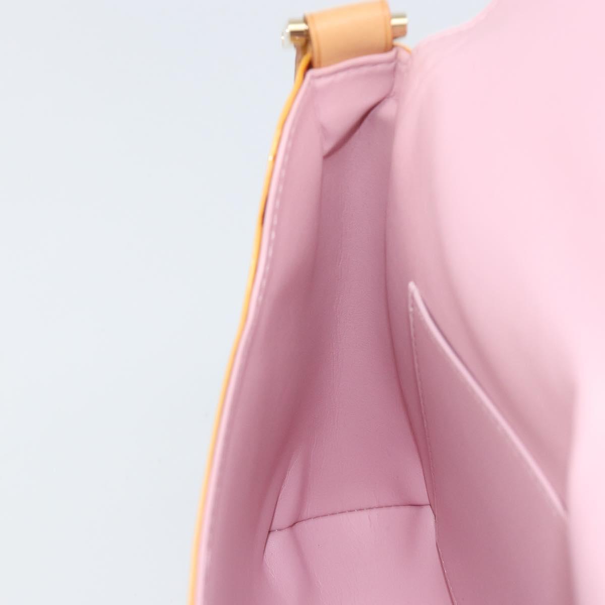 LOUIS VUITTON Vernis Thompson Street Bag Marshmallow Pink M91070 LV Auth BA8165