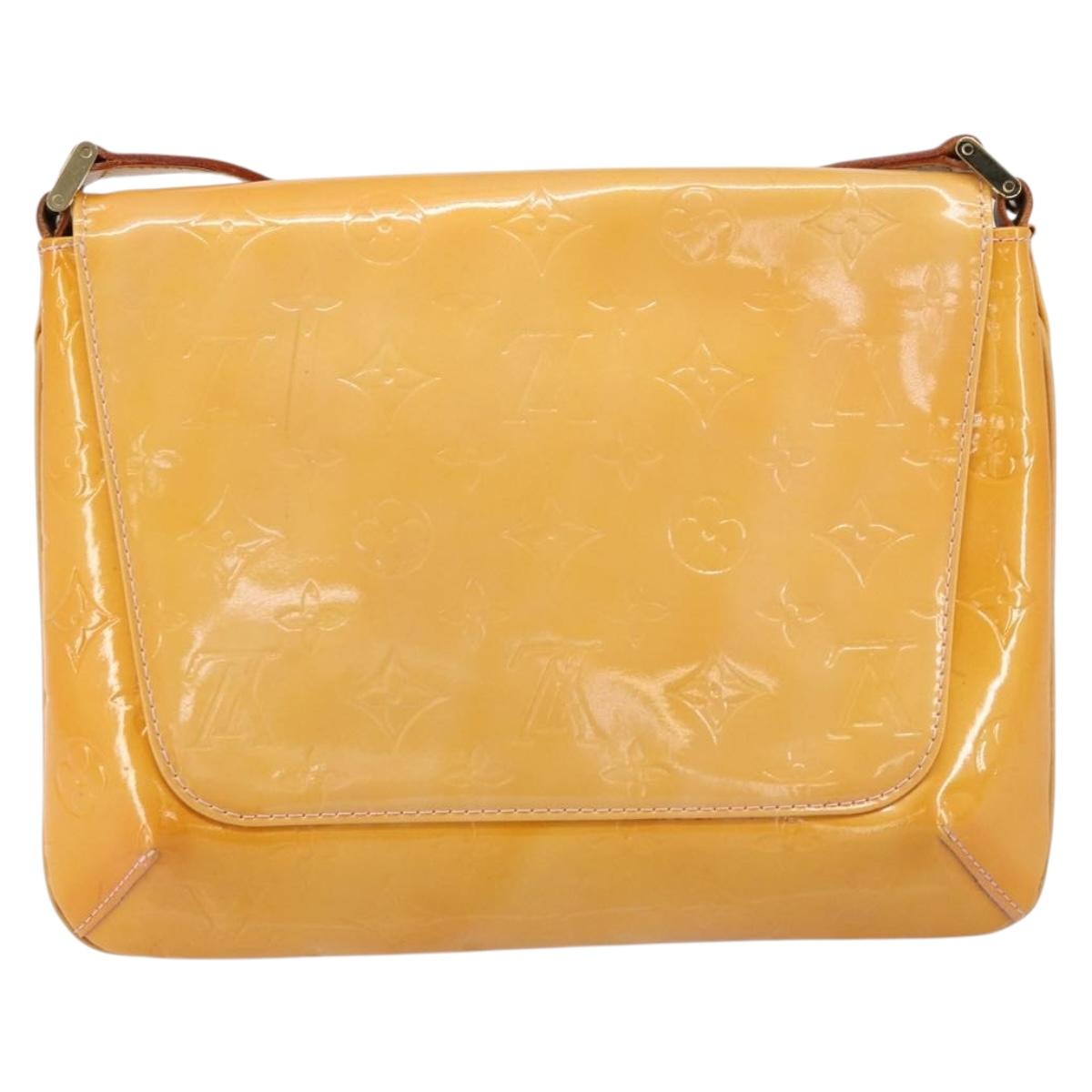 LOUIS VUITTON Vernis Thompson Street Bag Marshmallow Pink M91070 LV Auth BA8165