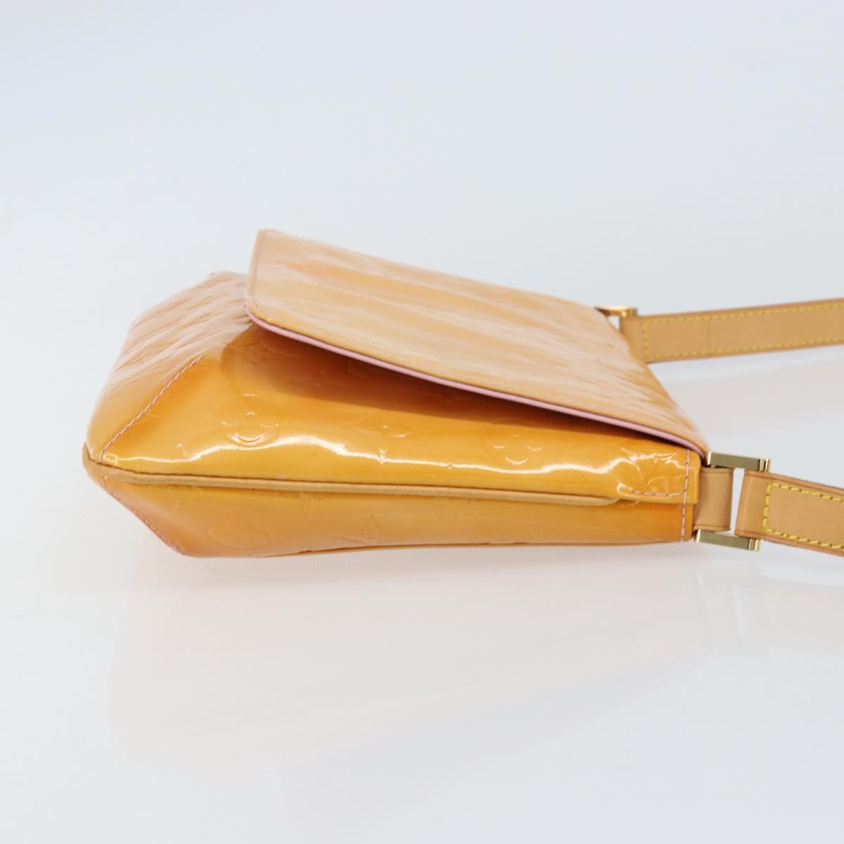 LOUIS VUITTON Vernis Thompson Street Bag Marshmallow Pink M91070 LV Auth BA8165