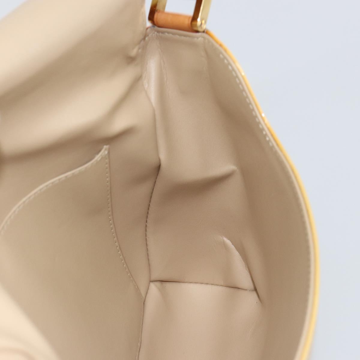 LOUIS VUITTON Monogram Vernis Thompson Street Bag Beige M91301 LV Auth BA8166