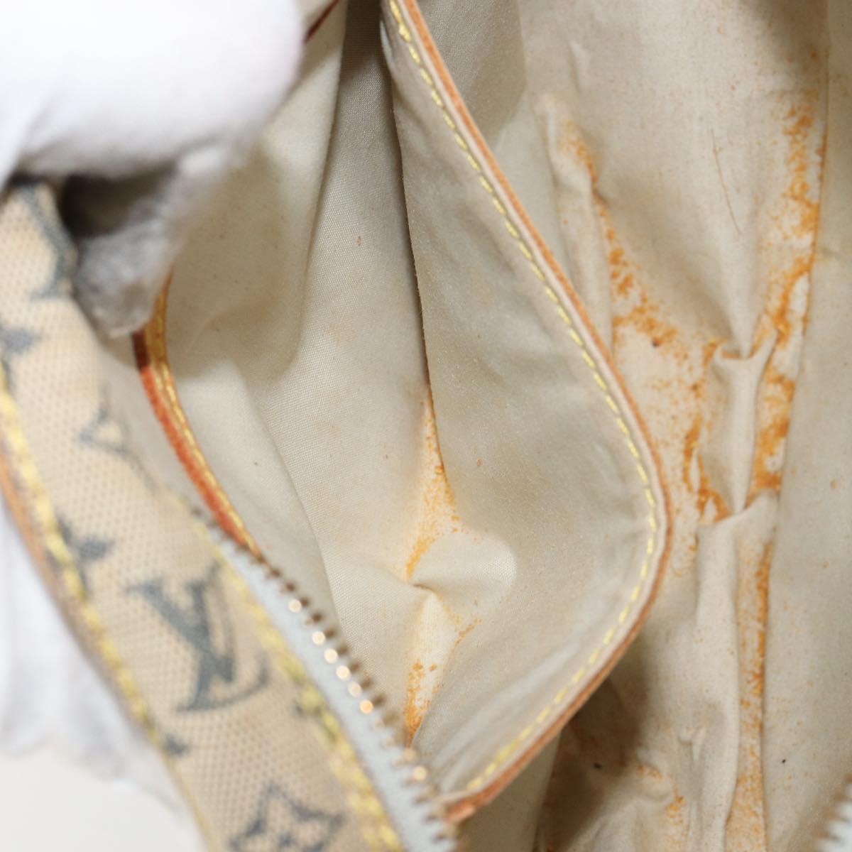 LOUIS VUITTON Monogram Mini Jeanne PM Shoulder Bag Blue M92001 LV Auth BA8168