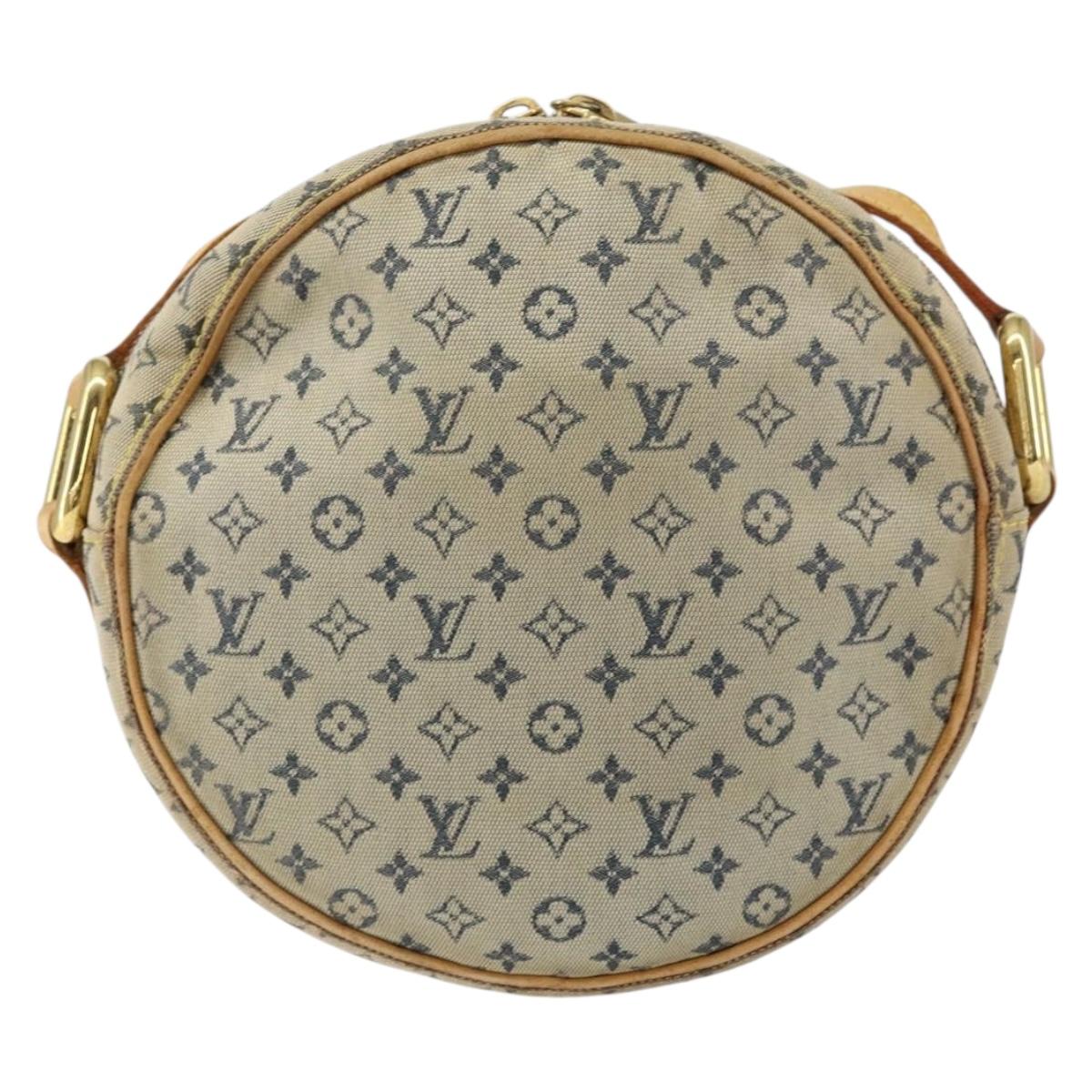 LOUIS VUITTON Monogram Mini Jeanne PM Shoulder Bag Blue M92001 LV Auth BA8168