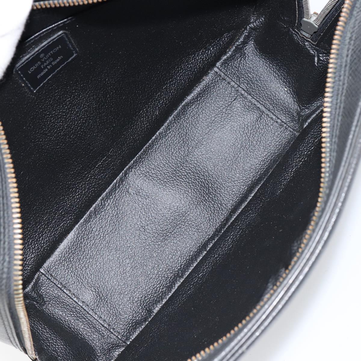 LOUIS VUITTON Taiga Trousse Toilette GM Clutch Bag Ardoise M30212 LV Auth BA8169