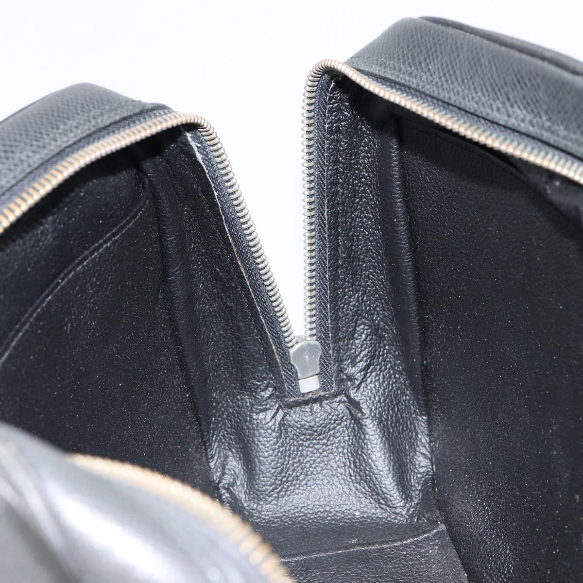 LOUIS VUITTON Taiga Trousse Toilette GM Clutch Bag Ardoise M30212 LV Auth BA8169