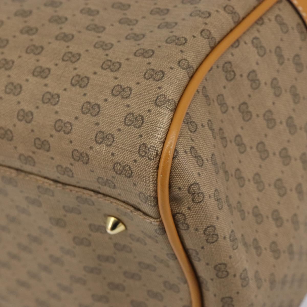 GUCCI Micro GG Supreme Web Sherry Line Bag PVC Beige 002 40 0168 Auth BA8186