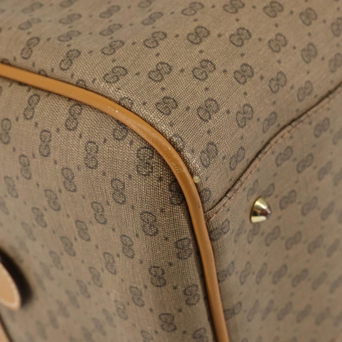 GUCCI Micro GG Supreme Web Sherry Line Bag PVC Beige 002 40 0168 Auth BA8186