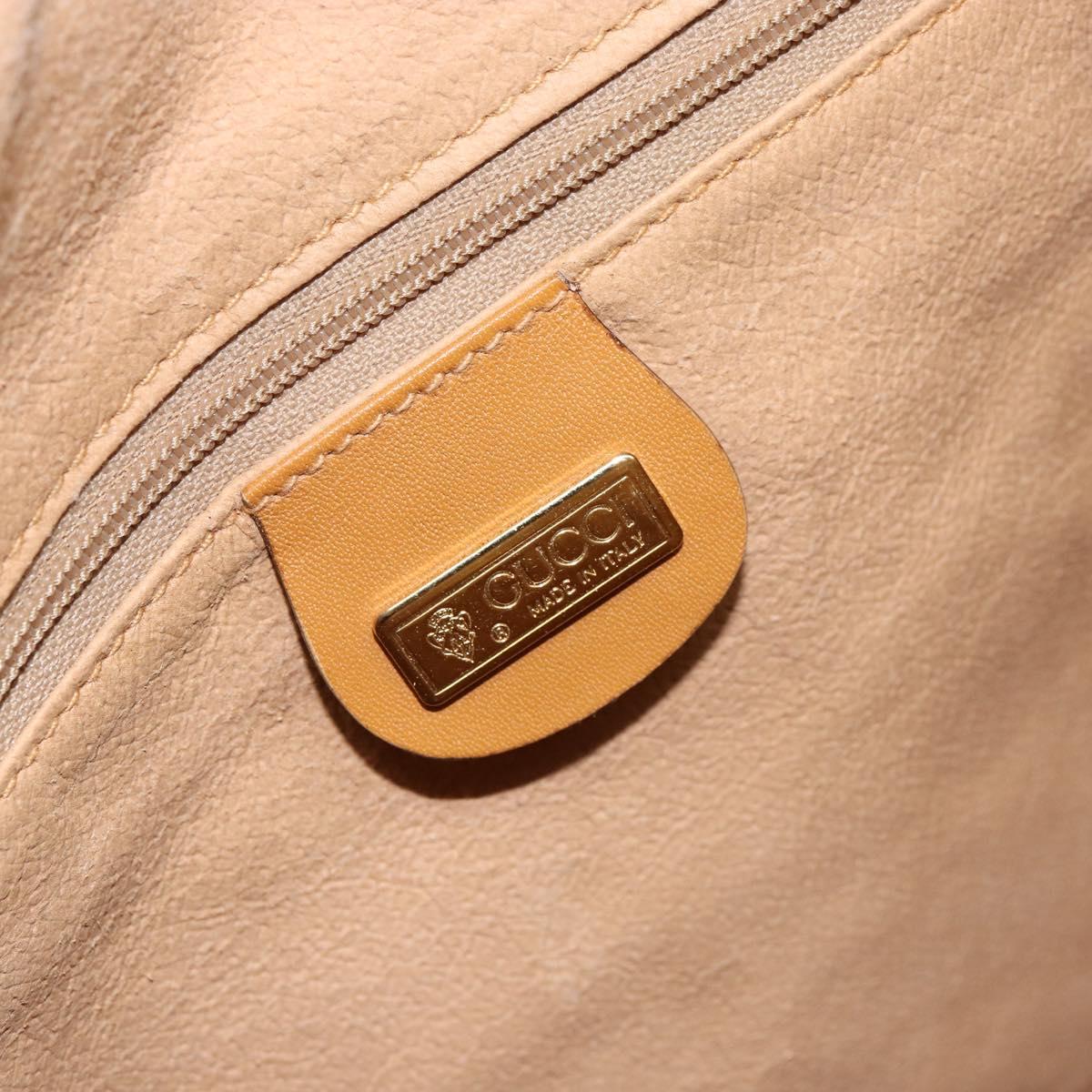 GUCCI Micro GG Supreme Web Sherry Line Bag PVC Beige 002 40 0168 Auth BA8186