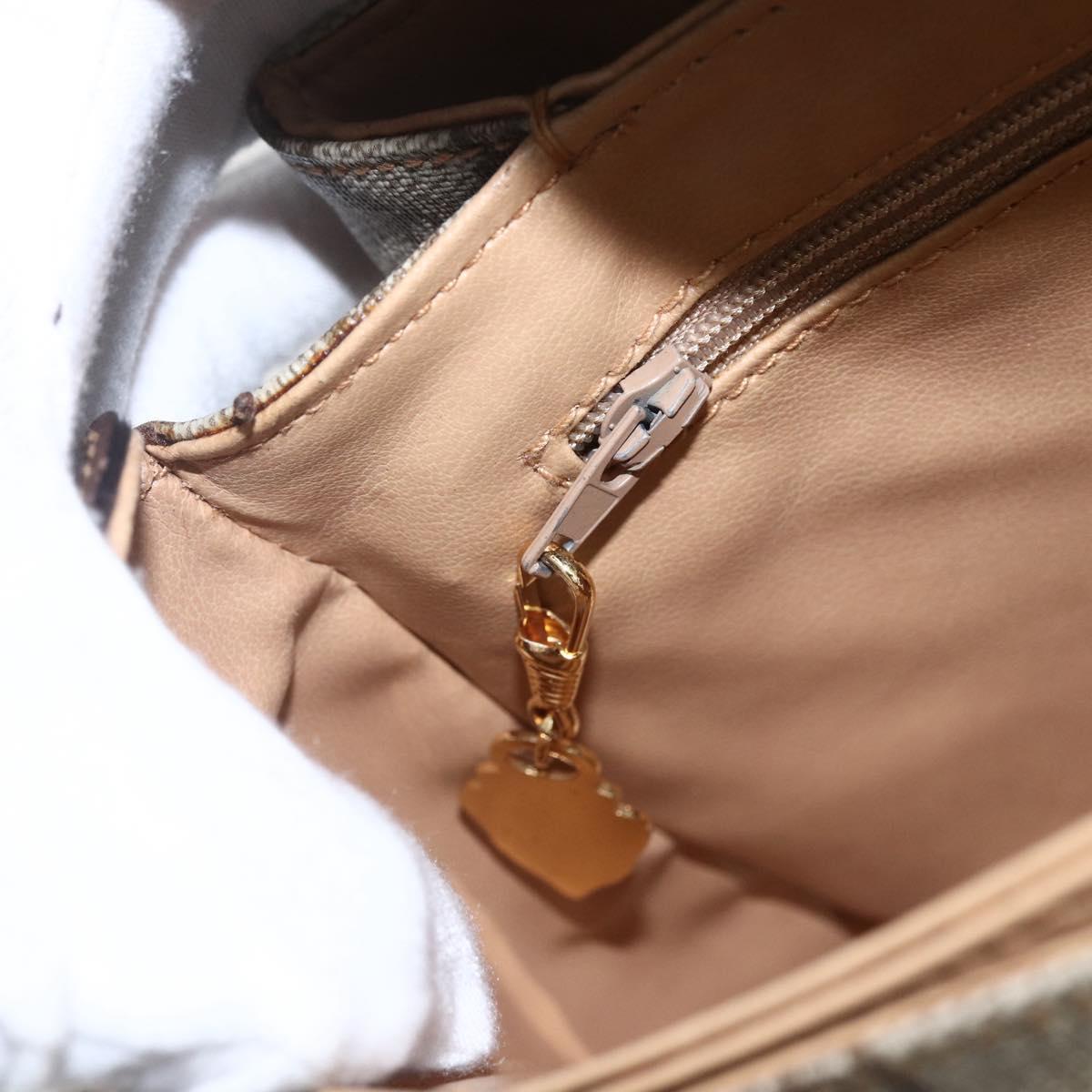 GUCCI GG Supreme Shoulder Bag PVC Beige Gold 001 113 6165 Auth BA8191