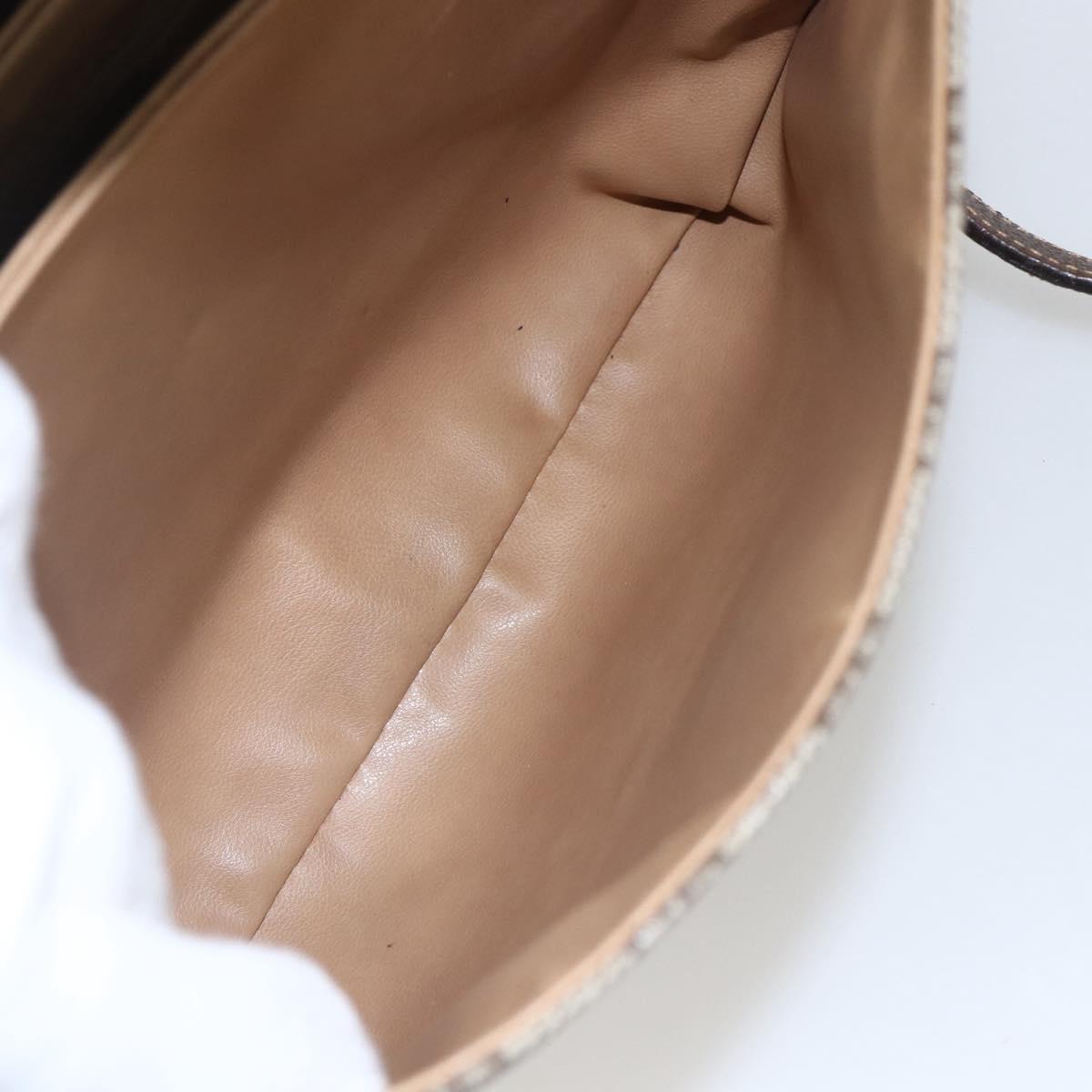 GUCCI GG Supreme Shoulder Bag PVC Beige Gold 001 113 6165 Auth BA8191