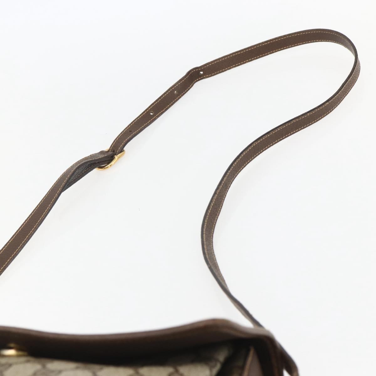 GUCCI GG Supreme Shoulder Bag PVC Beige Gold 001 113 6165 Auth BA8191