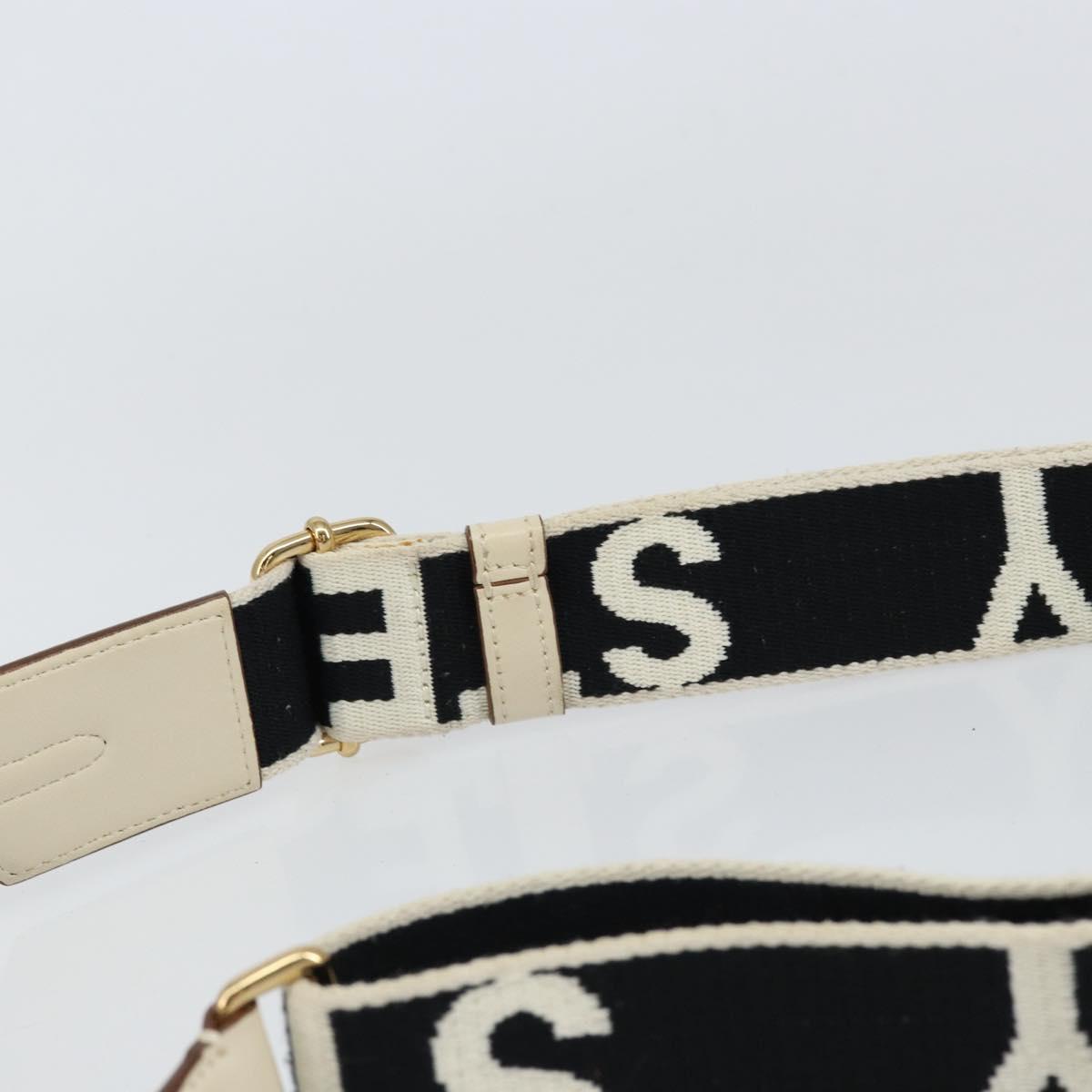 Stella MacCartney Shoulder Bag Leather Beige gold Auth BA8213