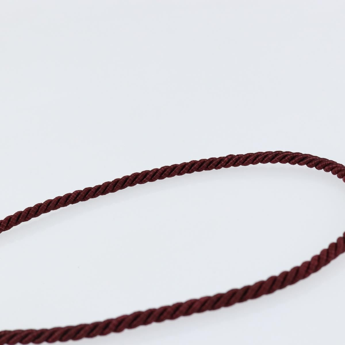 BALLY Shoulder Bag Velor Red Auth BA8218