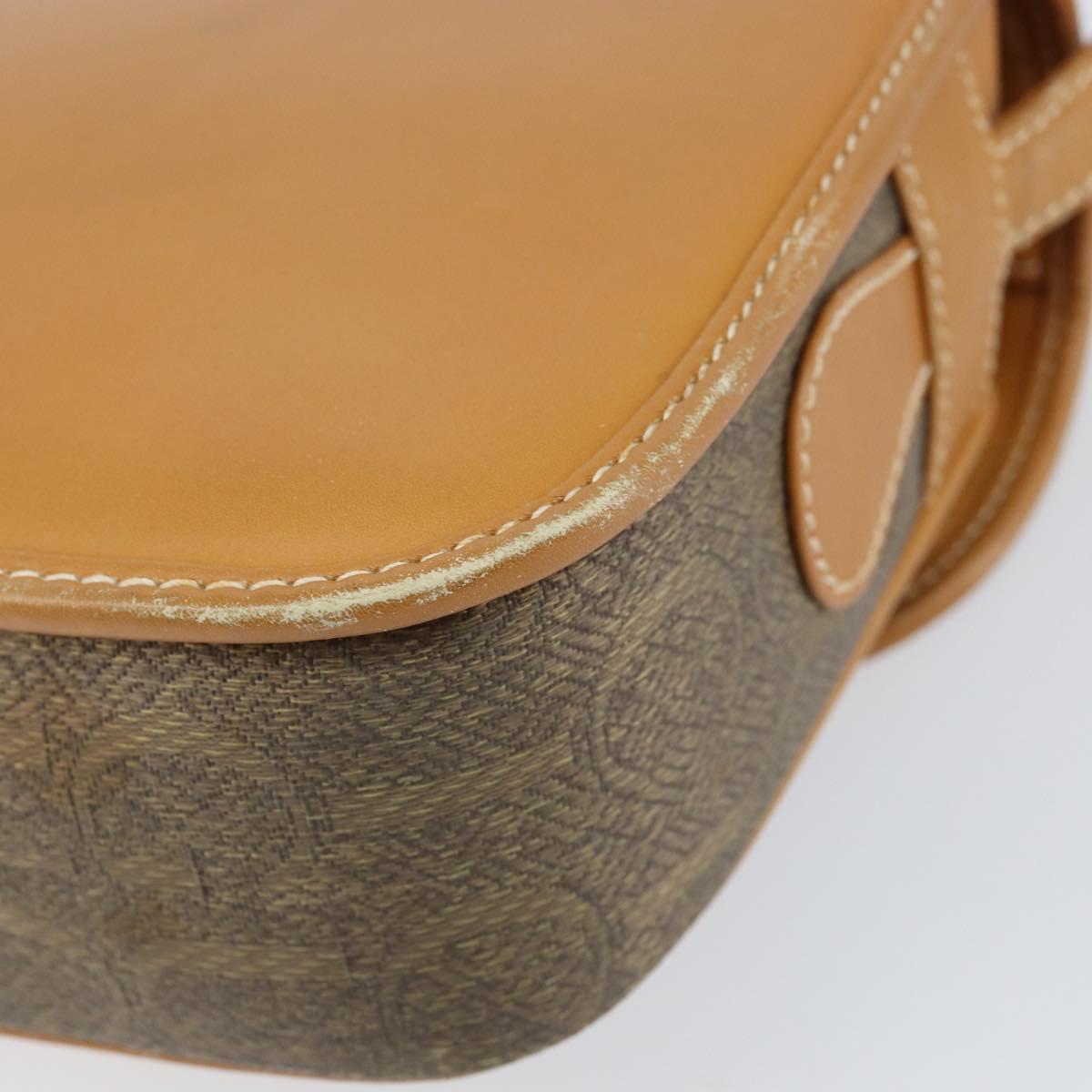 GUCCI Shoulder Bag Canvas Leather Beige Gold 007 23 0125 Auth BA8219