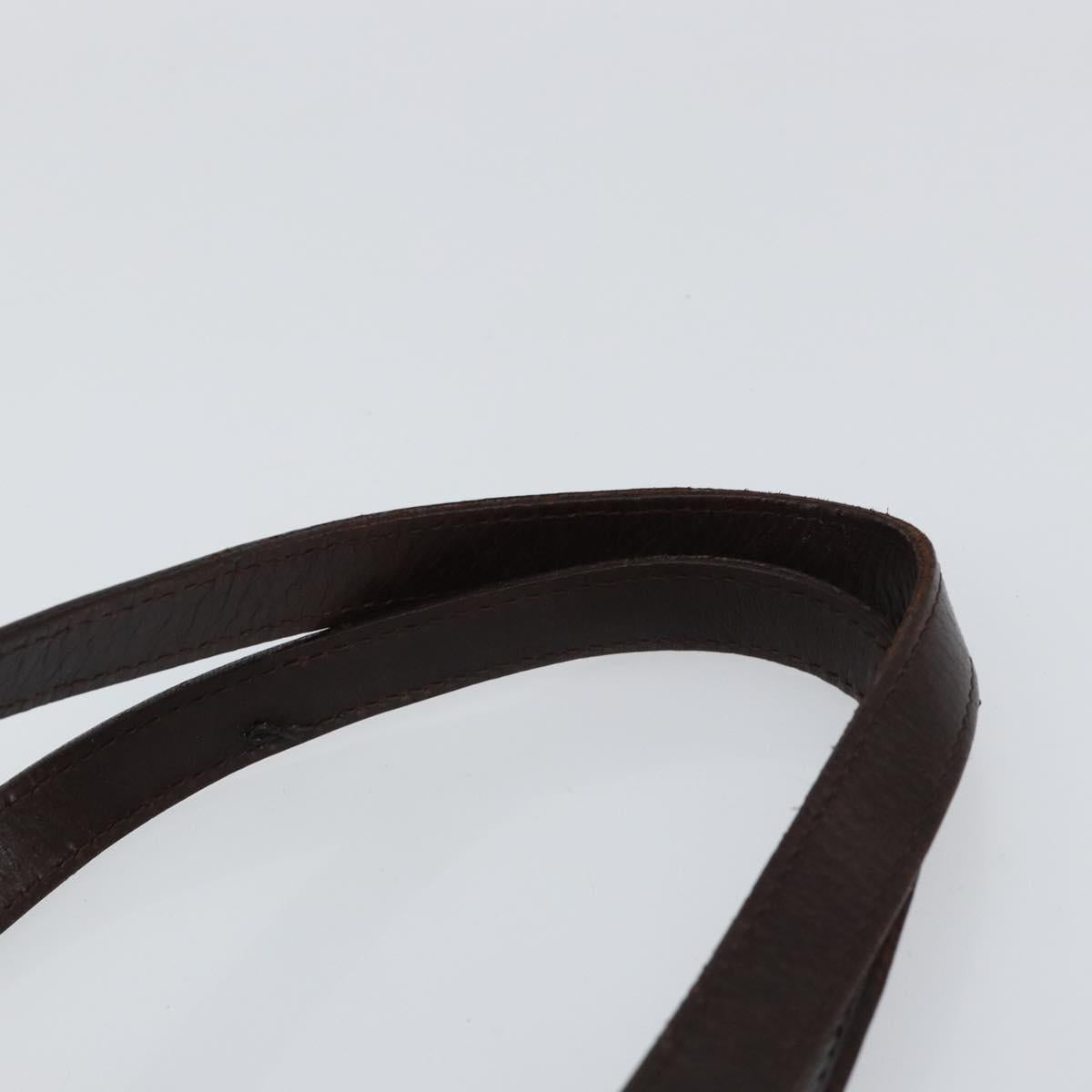 BURBERRY Nova Check Tote Bag Nylon Beige Silver Auth BA8238