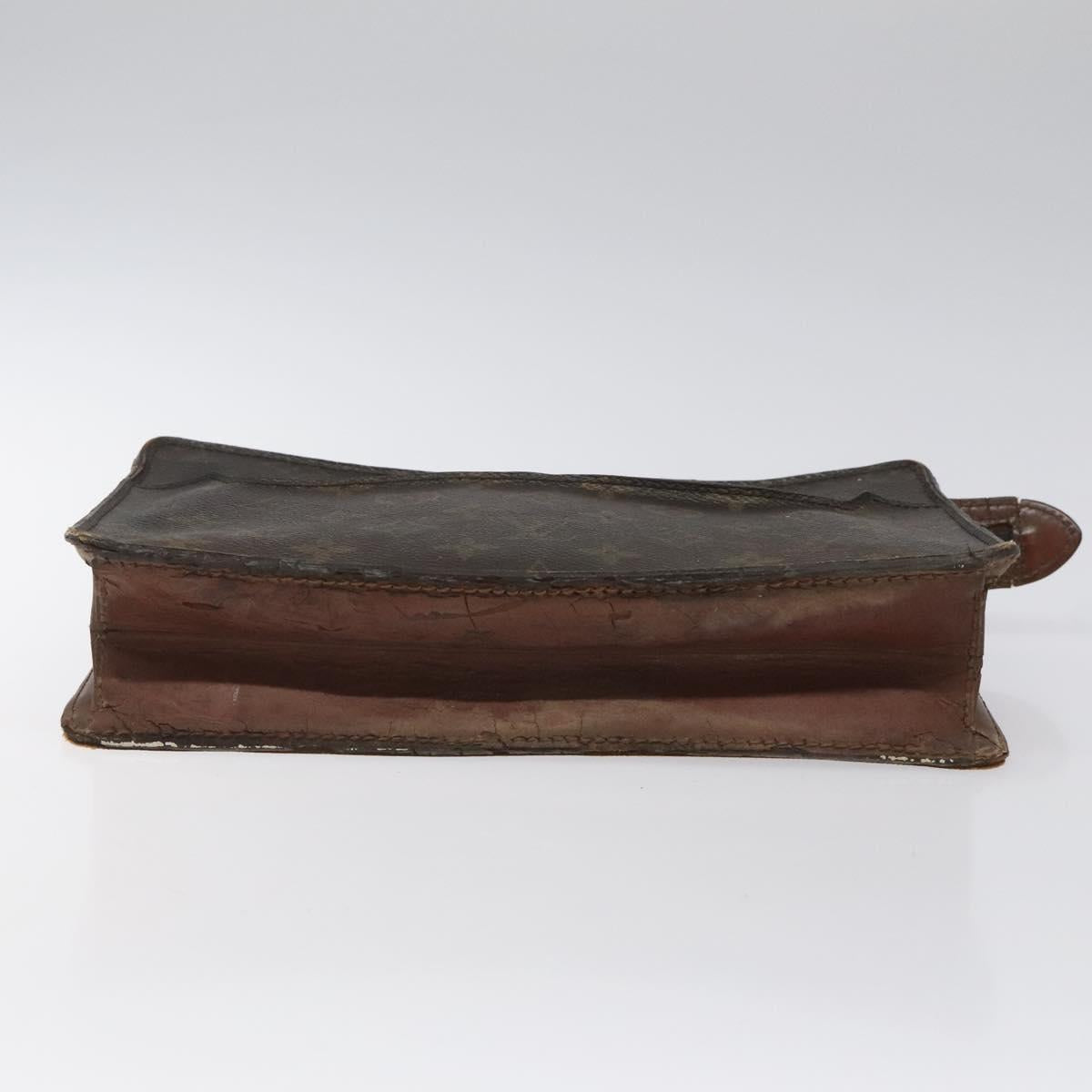 LOUIS VUITTON Monogram Pochette Homme Clutch Bag M51795 LV Auth BA824