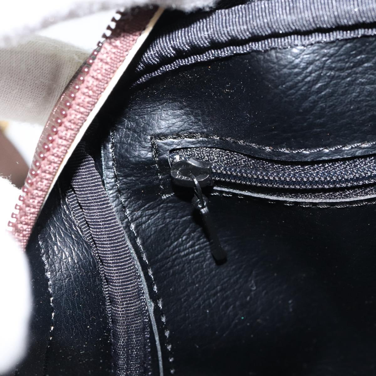 Burberrys Nova Check Shoulder Bag Canvas Beige Gold Auth BA8240