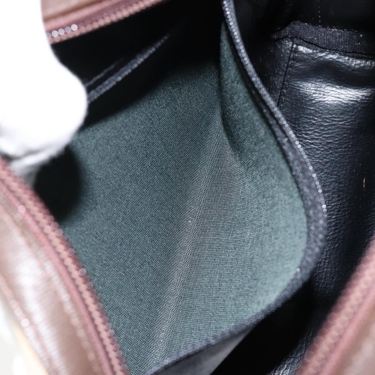 Burberrys Nova Check Shoulder Bag Canvas Beige Gold Auth BA8240