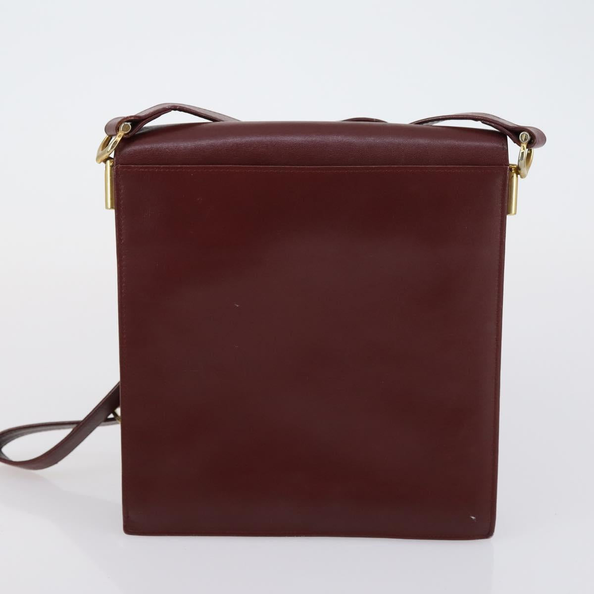 CARTIER Loewe DOLCE&GABBANA Bag Leather Canvas 3 Set Brown Bordeaux Auth BA8267