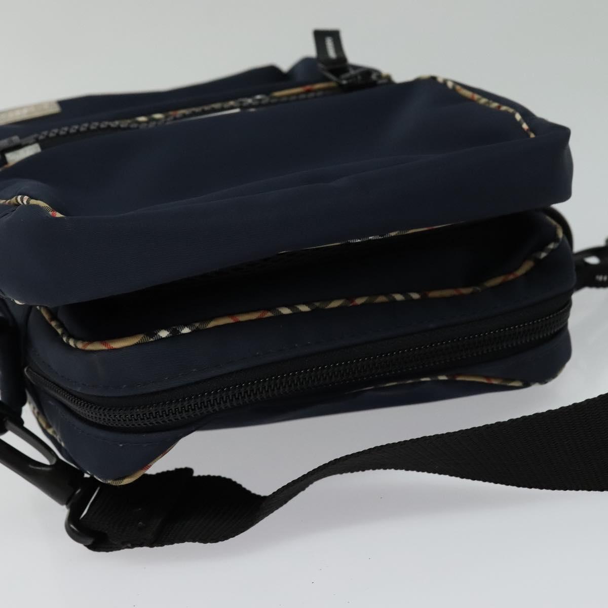 BURBERRY Shoulder Bag Nylon Navy Auth BA827