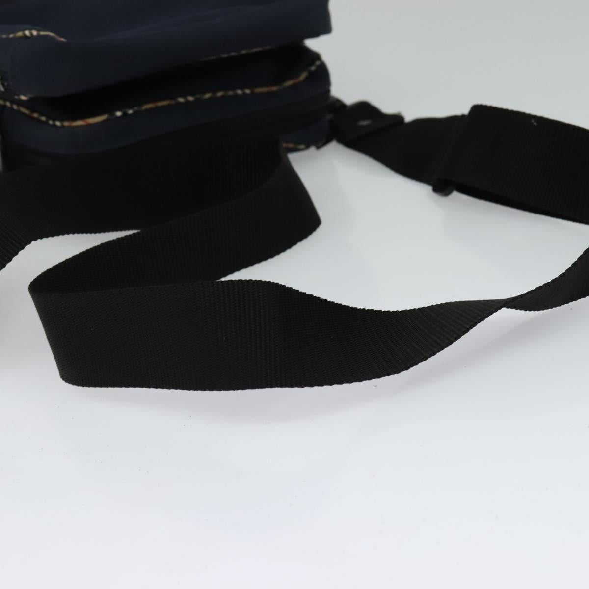 BURBERRY Shoulder Bag Nylon Navy Auth BA827