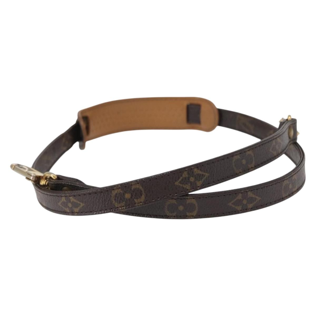 LOUIS VUITTON Monogram Shoulder Strap 38.2"" LV Auth BA8271