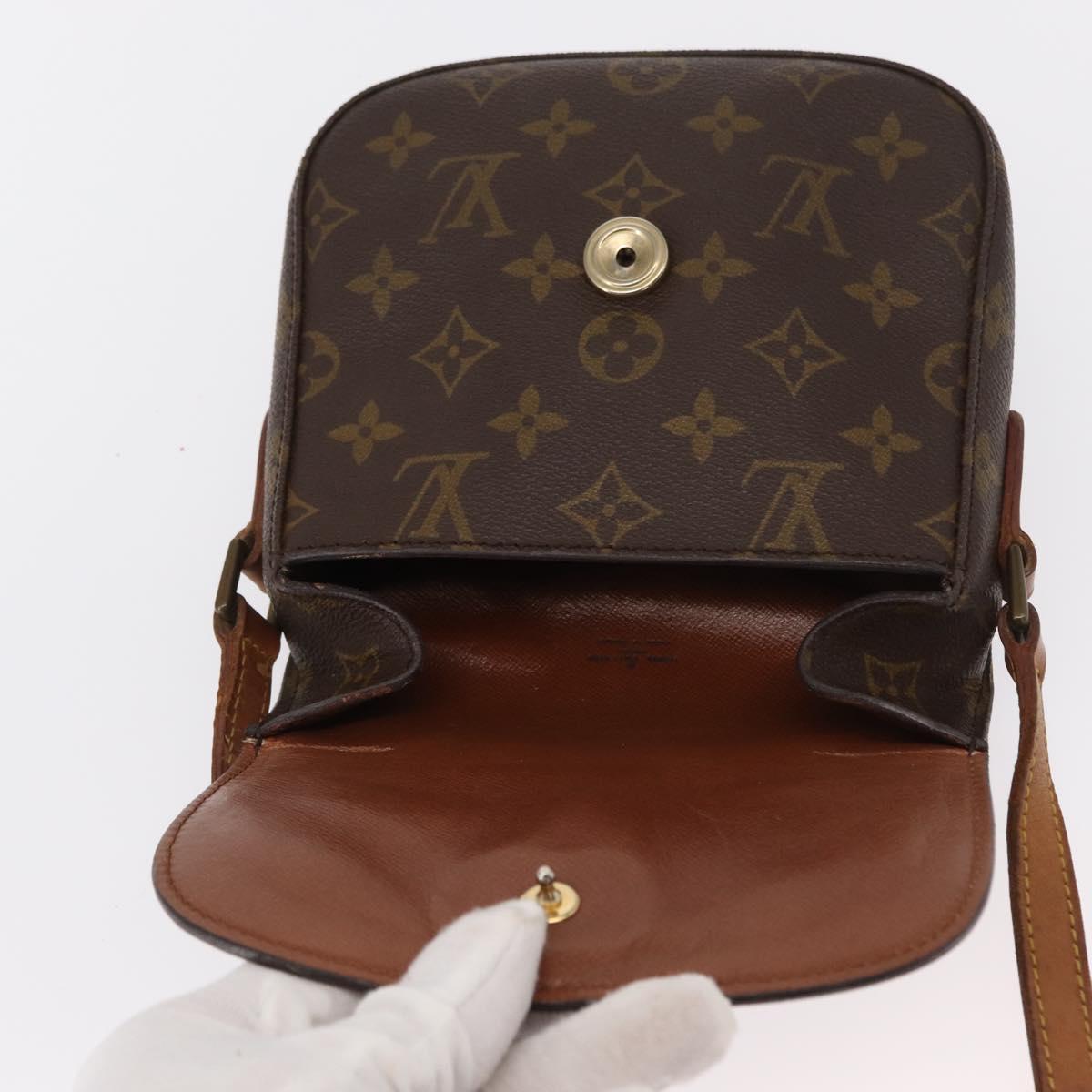 LOUIS VUITTON Monogram Saint Cloud PM Shoulder Bag M51244 LV Auth BA8274