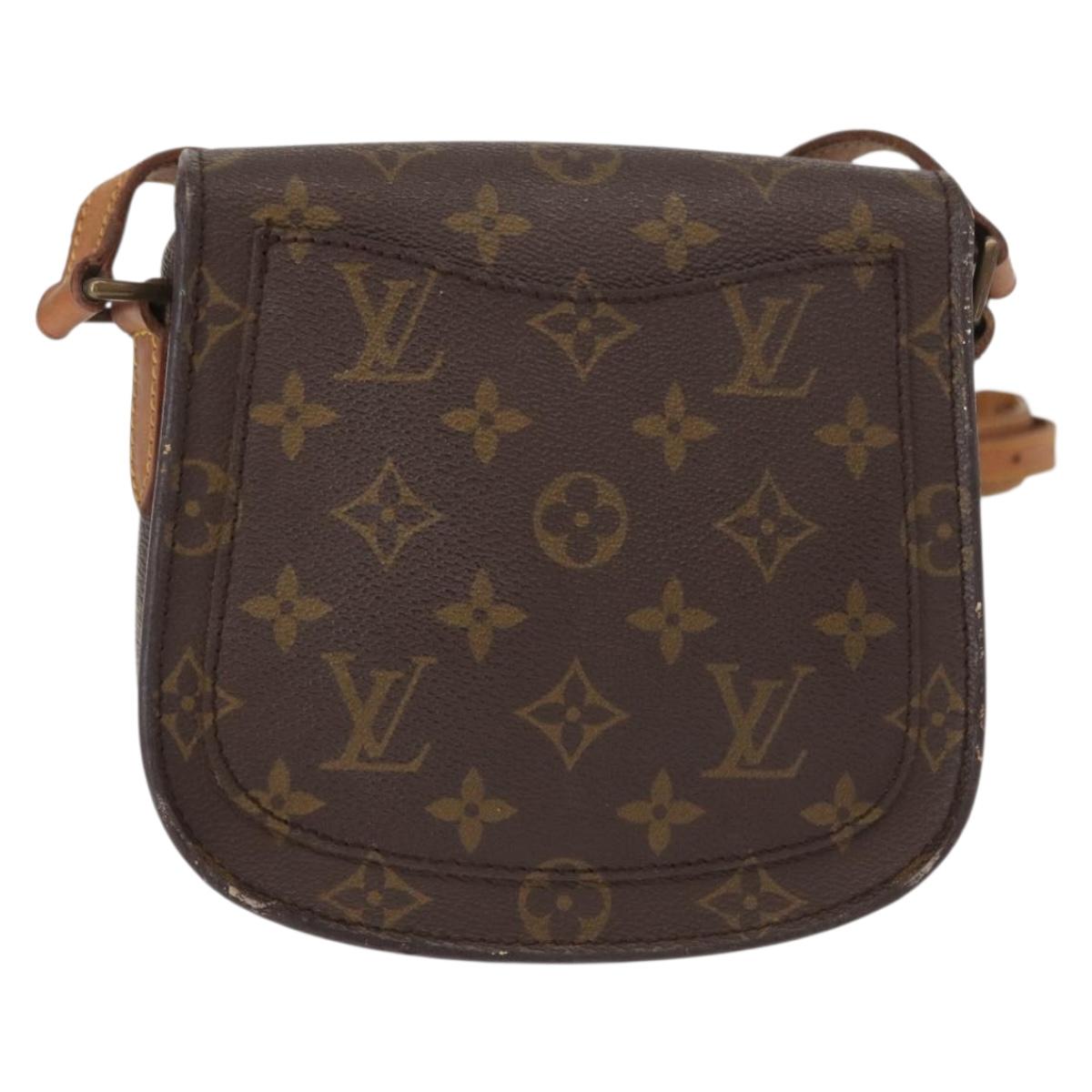 LOUIS VUITTON Monogram Saint Cloud PM Shoulder Bag M51244 LV Auth BA8274