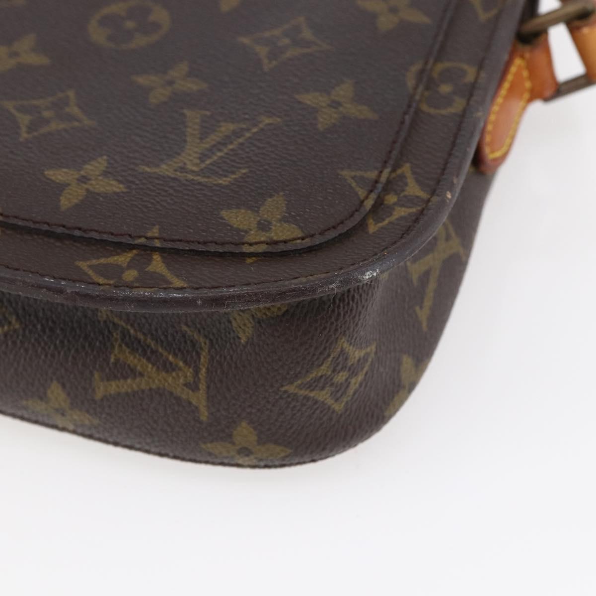LOUIS VUITTON Monogram Saint Cloud PM Shoulder Bag M51244 LV Auth BA8275