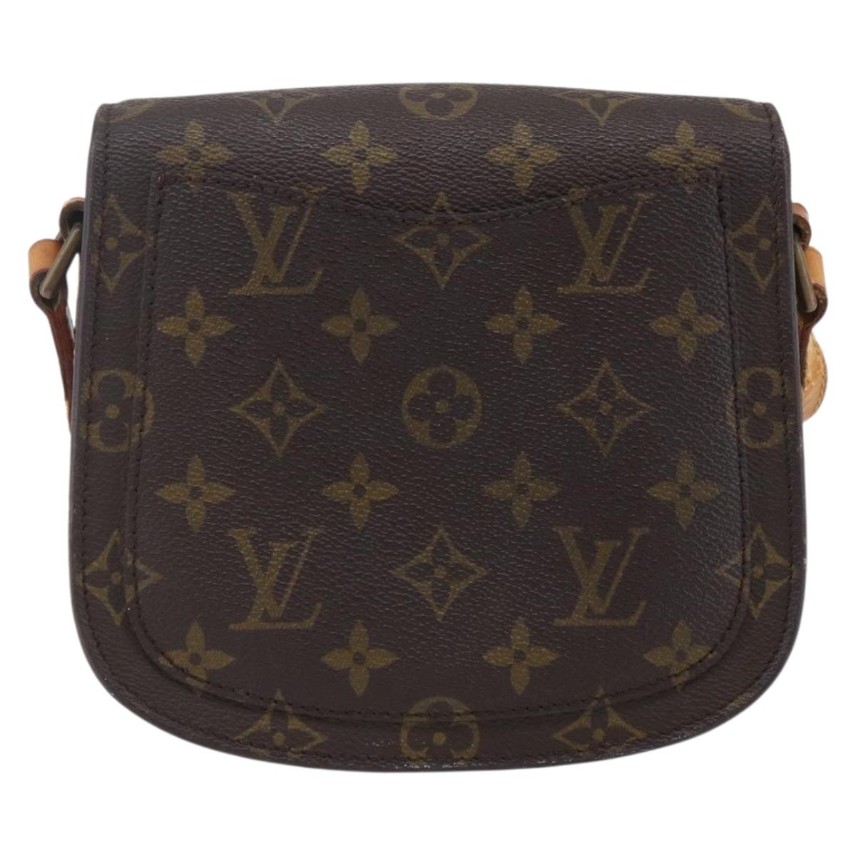 LOUIS VUITTON Monogram Saint Cloud PM Shoulder Bag M51244 LV Auth BA8275