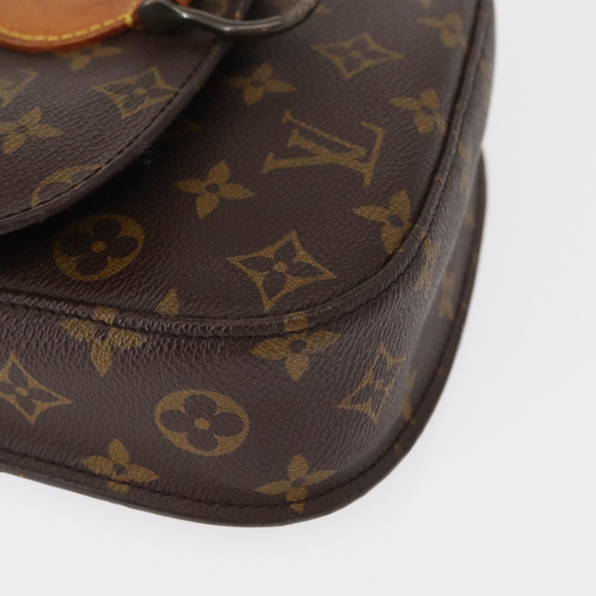 LOUIS VUITTON Monogram Saint Cloud MM Shoulder Bag M51243 LV Auth BA8276