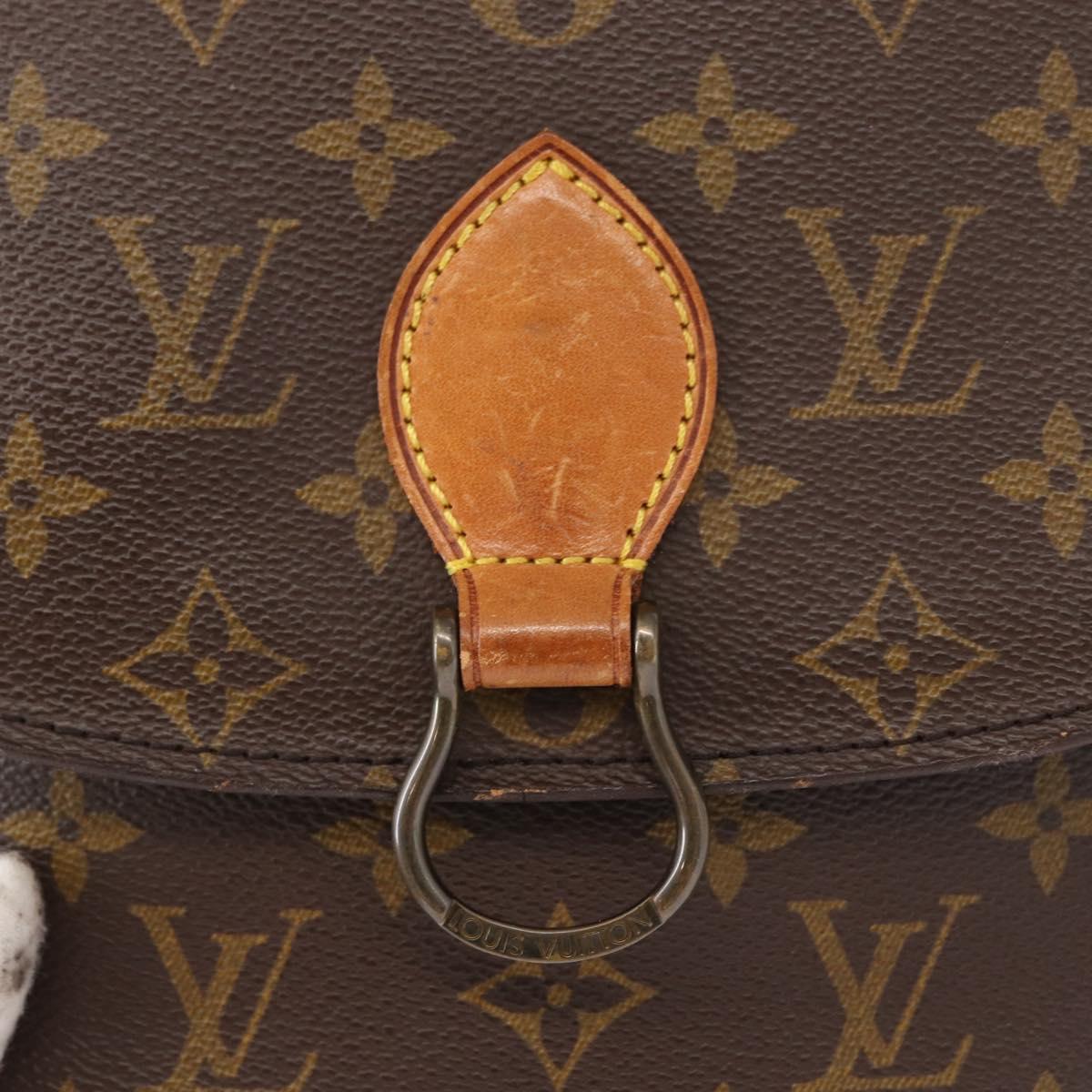 LOUIS VUITTON Monogram Saint Cloud MM Shoulder Bag M51243 LV Auth BA8276