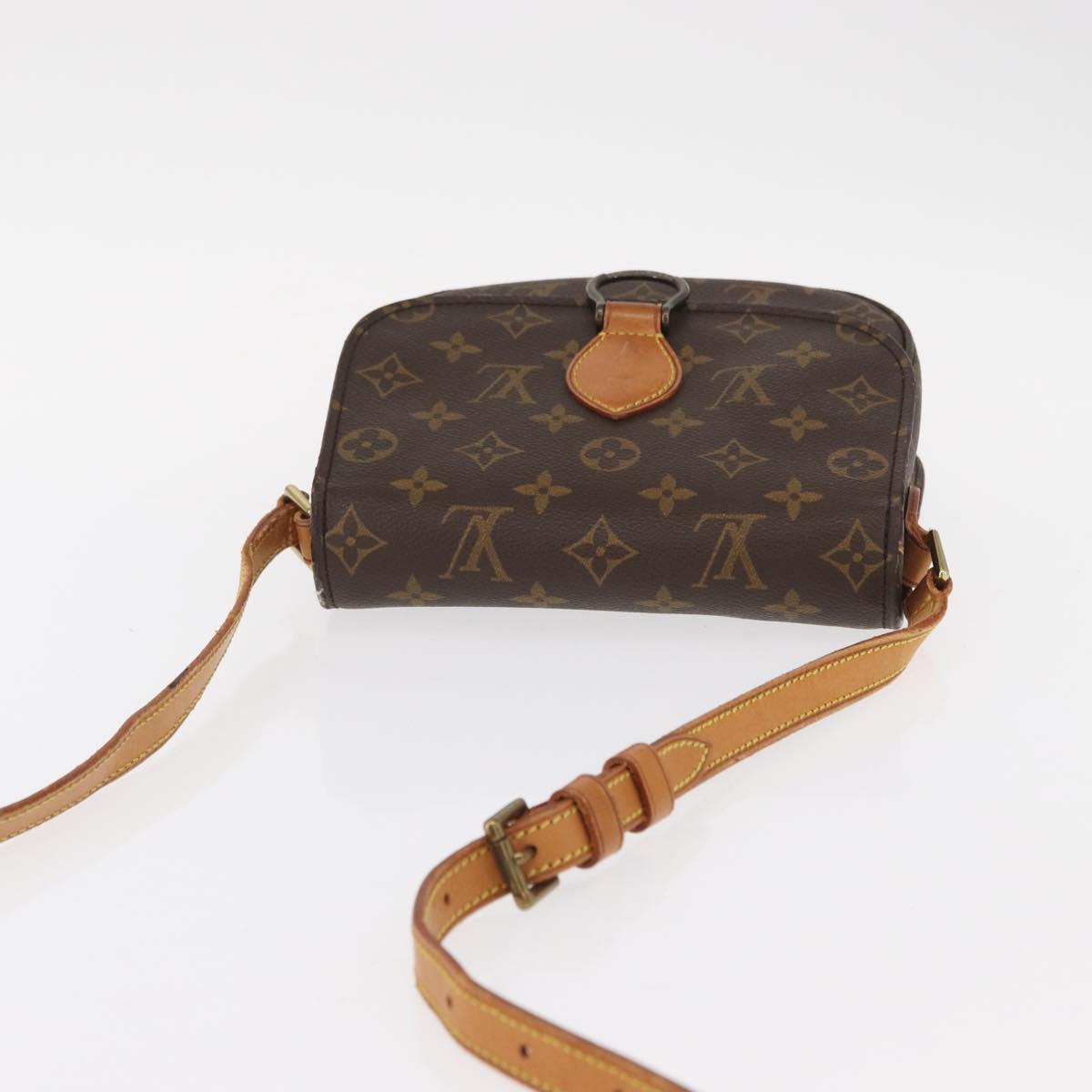 LOUIS VUITTON Monogram Saint Cloud MM Shoulder Bag M51243 LV Auth BA8276