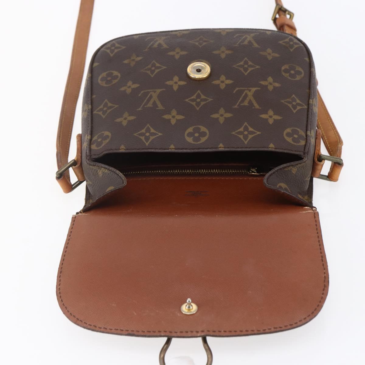 LOUIS VUITTON Monogram Saint Cloud MM Shoulder Bag M51243 LV Auth BA8277
