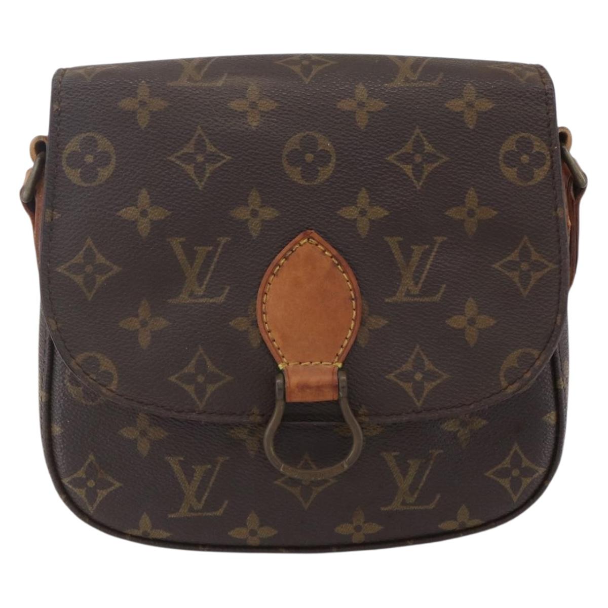 LOUIS VUITTON Monogram Saint Cloud MM Shoulder Bag M51243 LV Auth BA8277