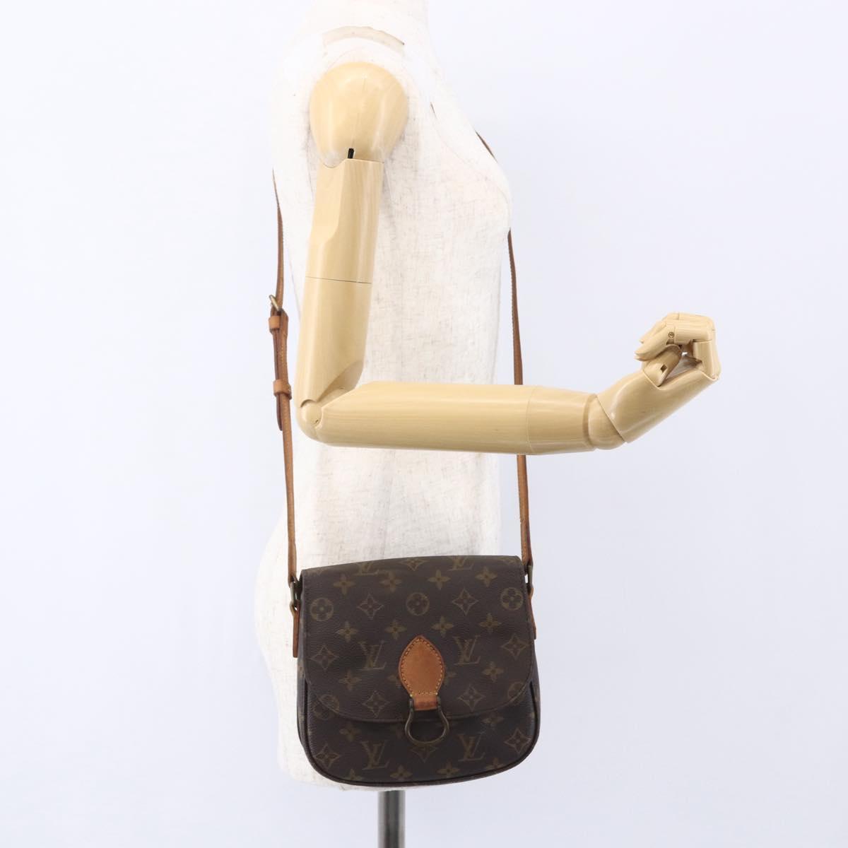 LOUIS VUITTON Monogram Saint Cloud MM Shoulder Bag M51243 LV Auth BA8277