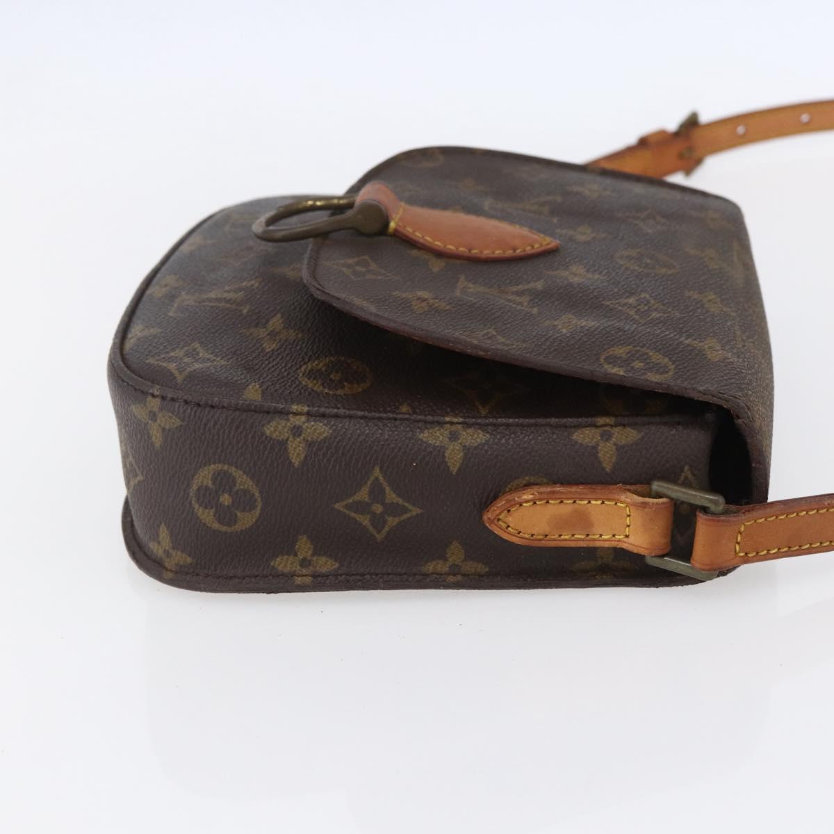 LOUIS VUITTON Monogram Saint Cloud MM Shoulder Bag M51243 LV Auth BA8277