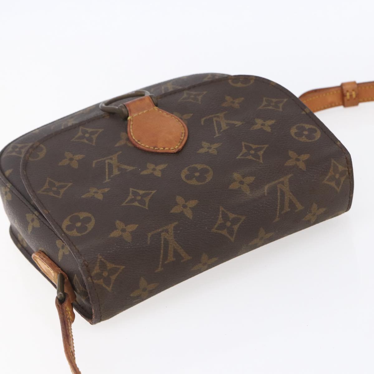 LOUIS VUITTON Monogram Saint Cloud MM Shoulder Bag M51243 LV Auth BA8277