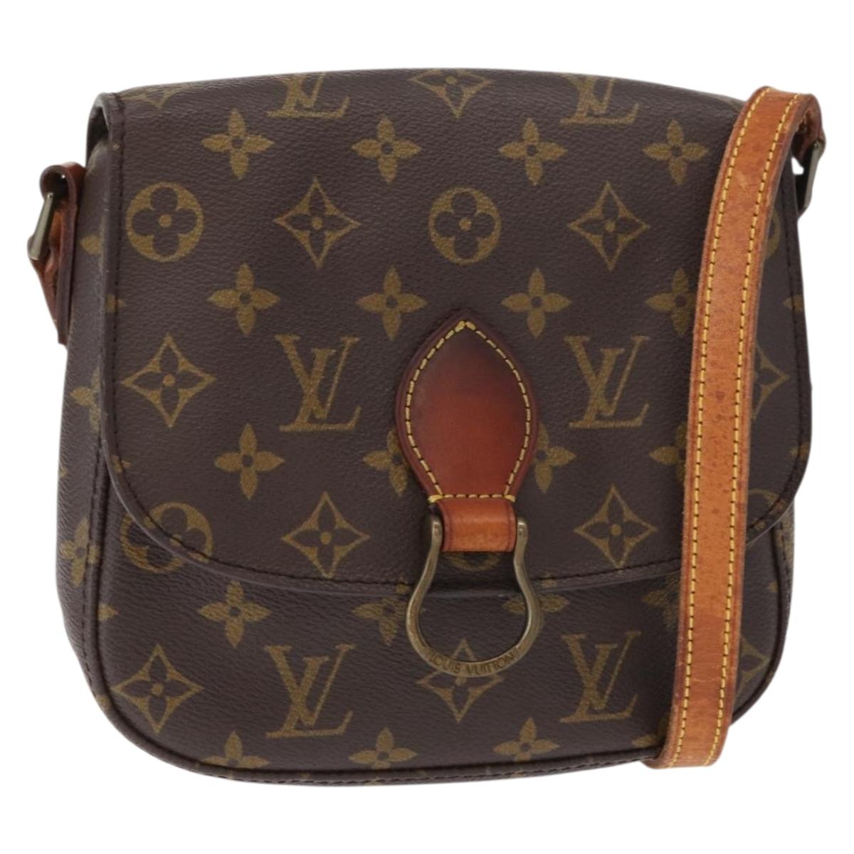 LOUIS VUITTON Monogram Saint Cloud MM Shoulder Bag M51243 LV Auth BA8278
