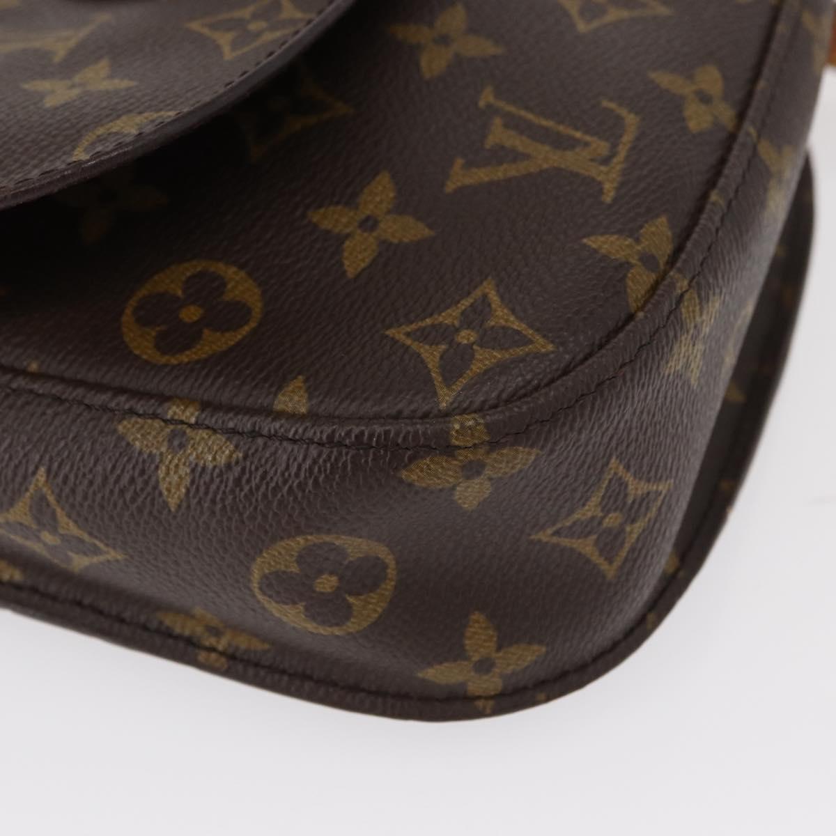 LOUIS VUITTON Monogram Saint Cloud MM Shoulder Bag M51243 LV Auth BA8278