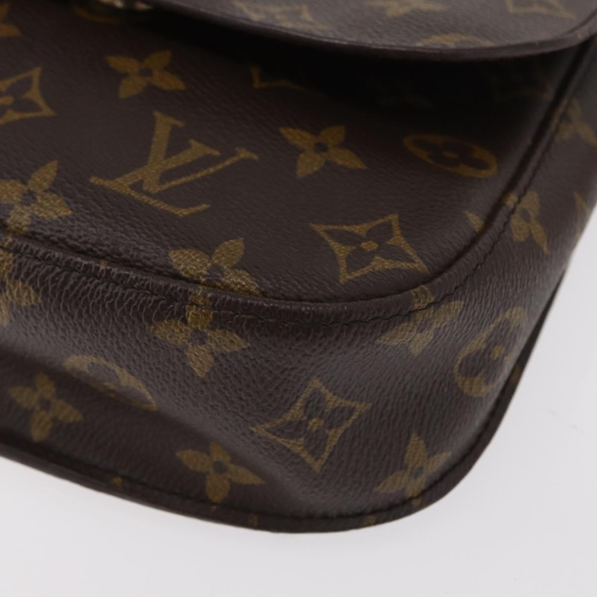 LOUIS VUITTON Monogram Saint Cloud MM Shoulder Bag M51243 LV Auth BA8278