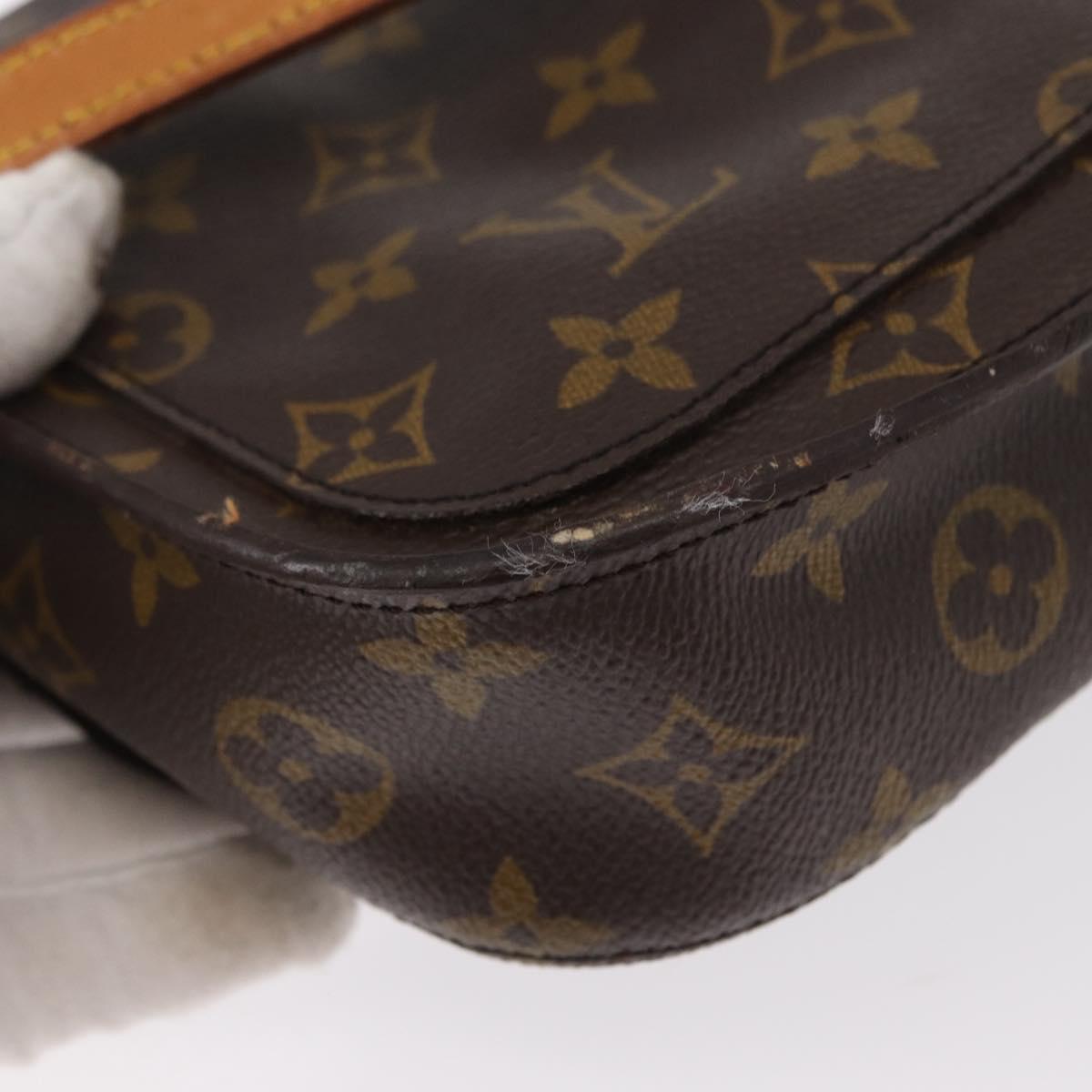 LOUIS VUITTON Monogram Saint Cloud MM Shoulder Bag M51243 LV Auth BA8278