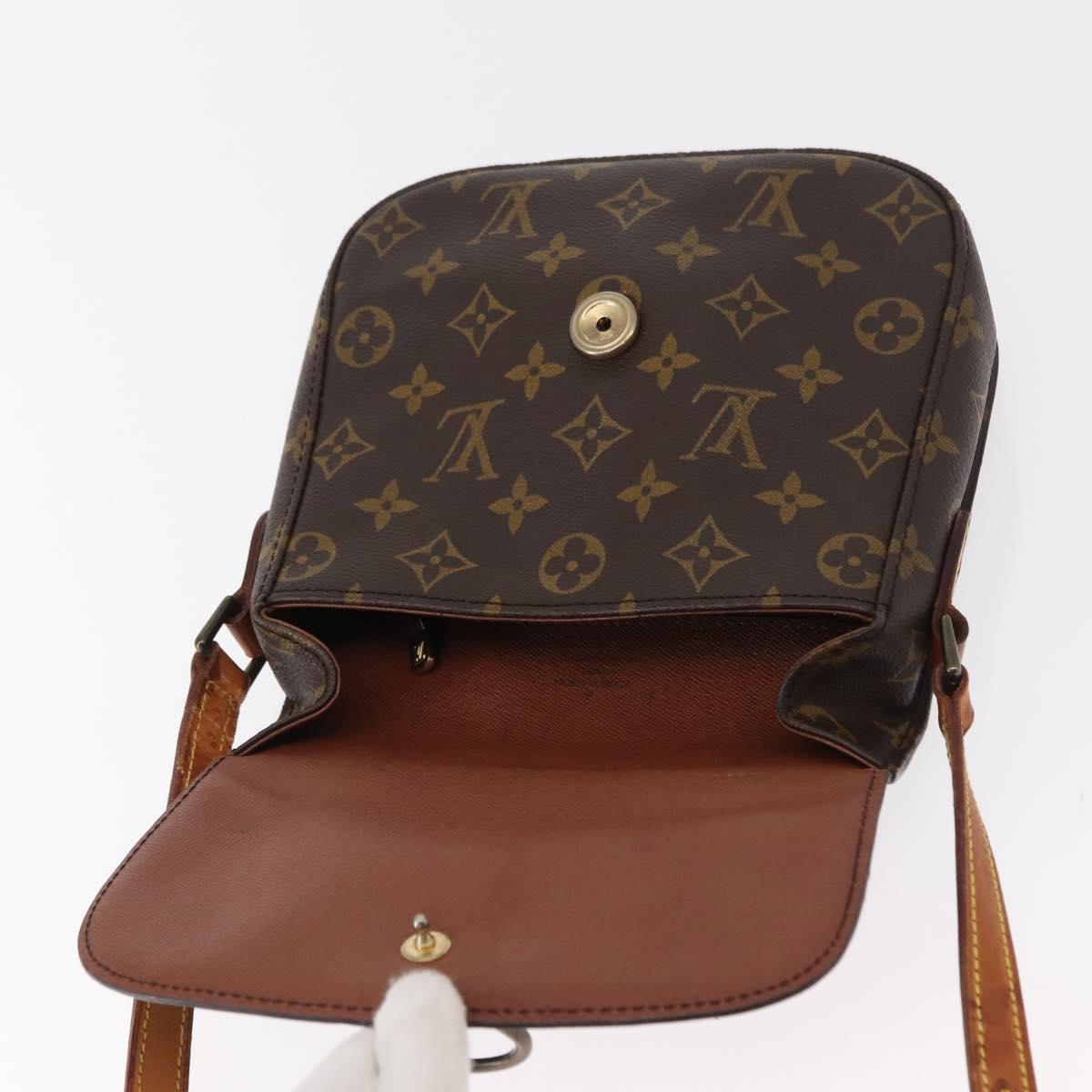 LOUIS VUITTON Monogram Saint Cloud MM Shoulder Bag M51243 LV Auth BA8278