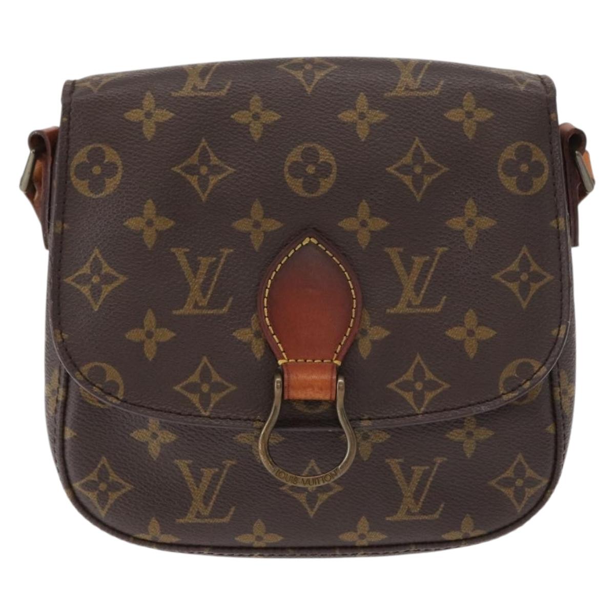 LOUIS VUITTON Monogram Saint Cloud MM Shoulder Bag M51243 LV Auth BA8278