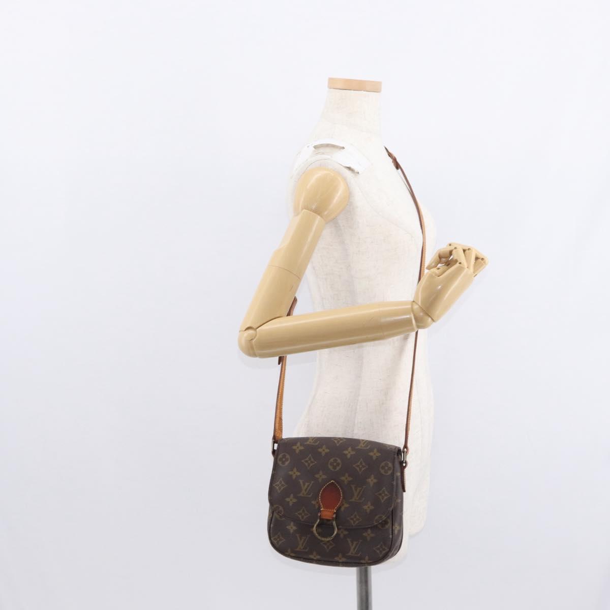 LOUIS VUITTON Monogram Saint Cloud MM Shoulder Bag M51243 LV Auth BA8278