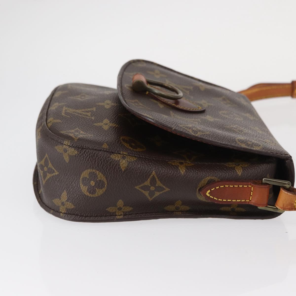 LOUIS VUITTON Monogram Saint Cloud MM Shoulder Bag M51243 LV Auth BA8278