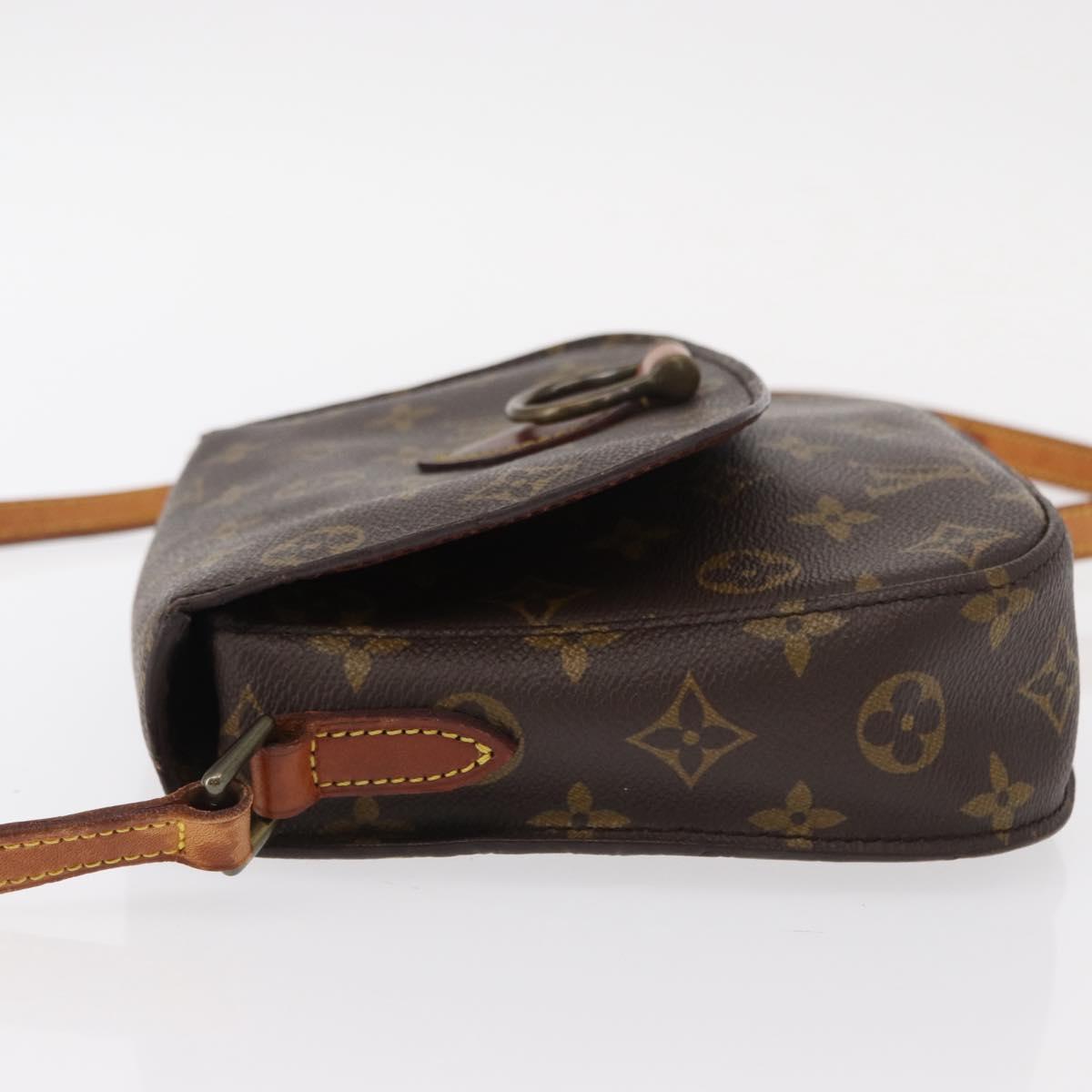 LOUIS VUITTON Monogram Saint Cloud MM Shoulder Bag M51243 LV Auth BA8278
