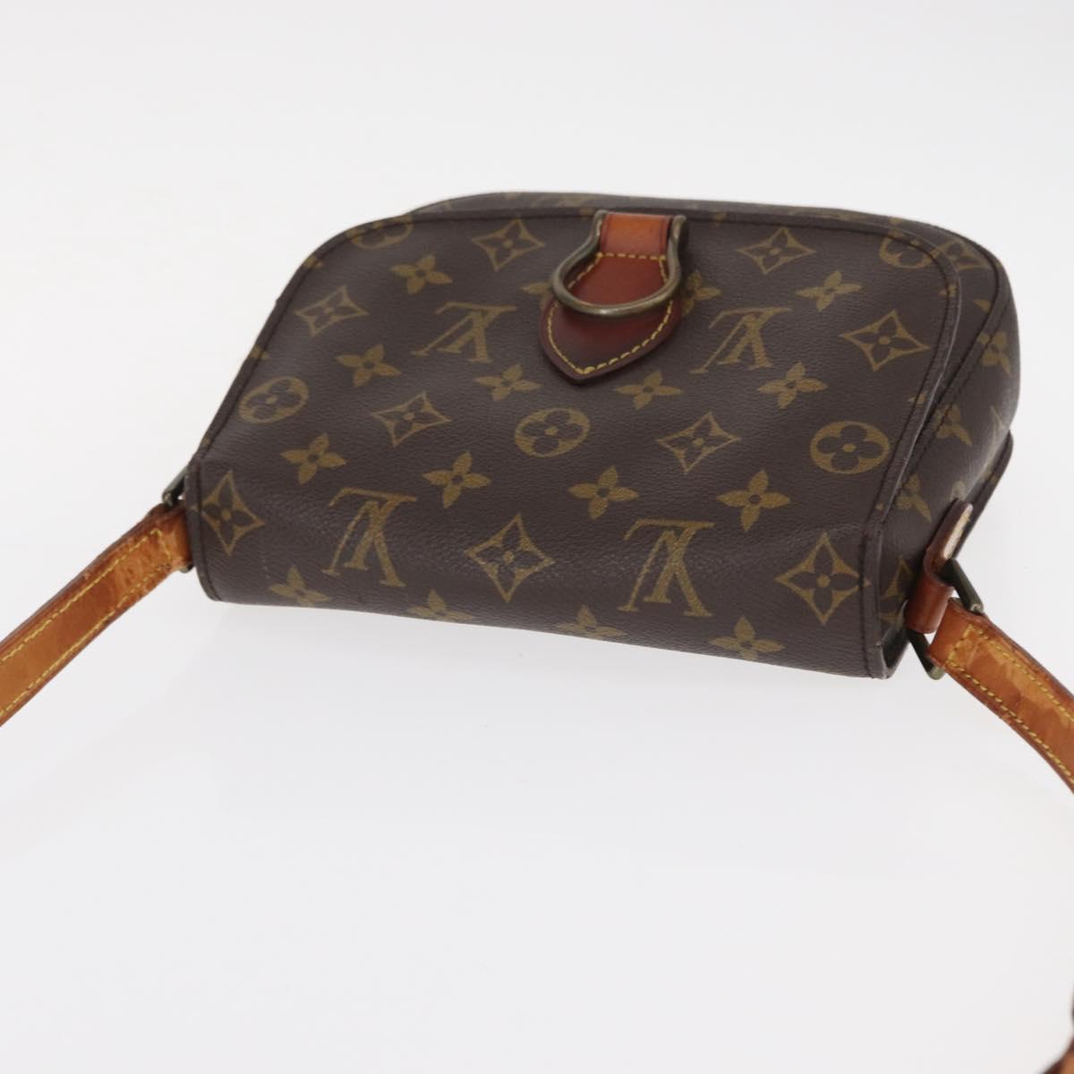 LOUIS VUITTON Monogram Saint Cloud MM Shoulder Bag M51243 LV Auth BA8278