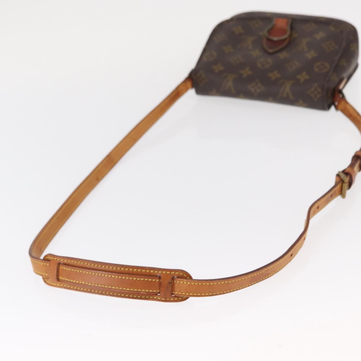 LOUIS VUITTON Monogram Saint Cloud MM Shoulder Bag M51243 LV Auth BA8278