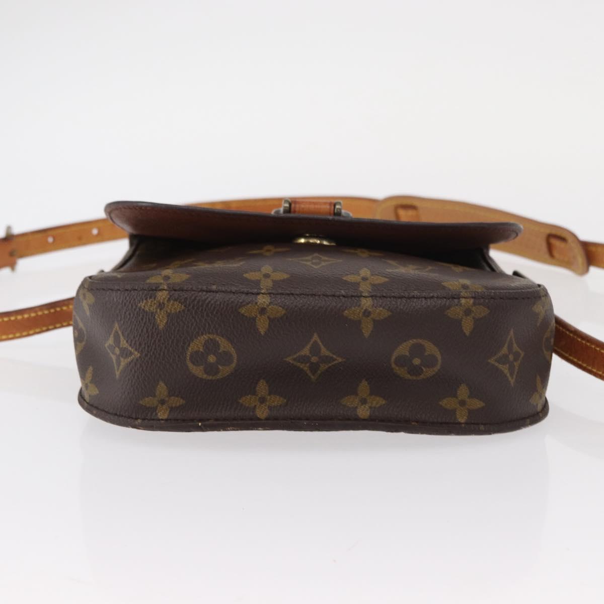 LOUIS VUITTON Monogram Saint Cloud MM Shoulder Bag M51243 LV Auth BA8278