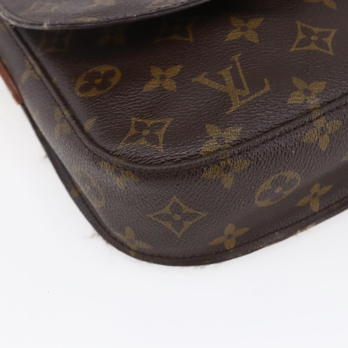 LOUIS VUITTON Monogram Saint Cloud MM Shoulder Bag M51243 LV Auth BA8279
